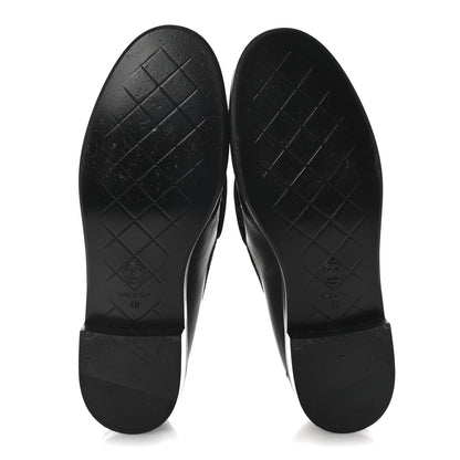 Chanel Lambskin Quilted CC Turnlock Loafers 40 Black 6 of 10