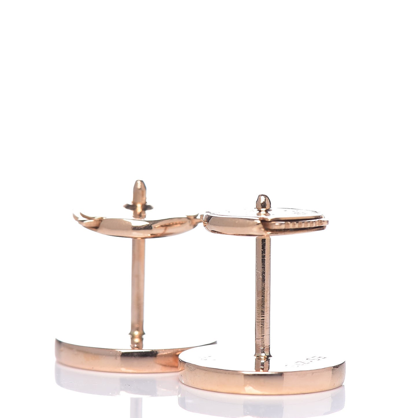 18K Rose Gold Mother of Pearl BVLGARI BVLGARI Stud Earrings