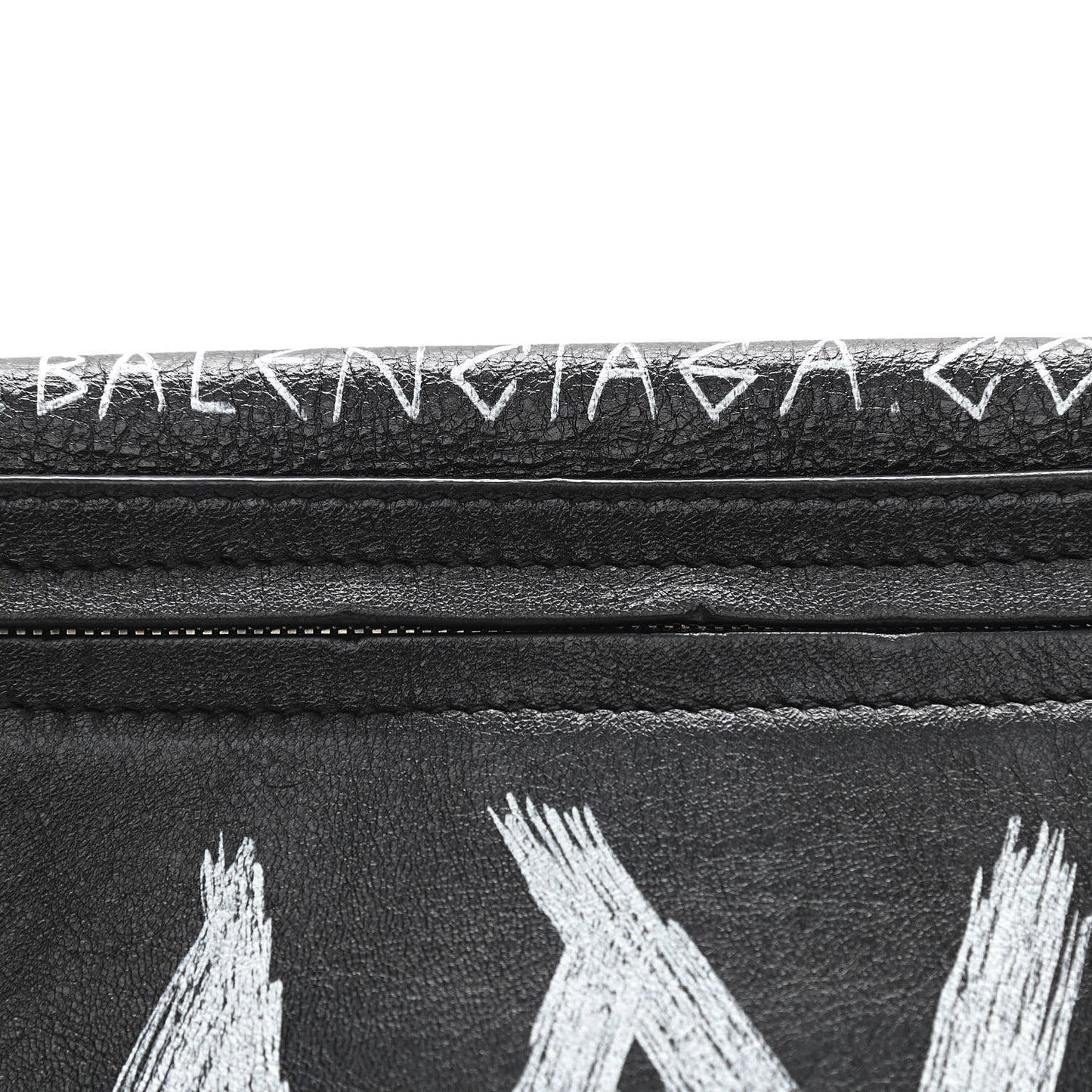 Agneau Arena Graffiti All Over XS Souvenir Belt Bag Black White