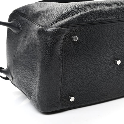 Hermes Taurillon Clemence Lindy 34 Black 8 of 9