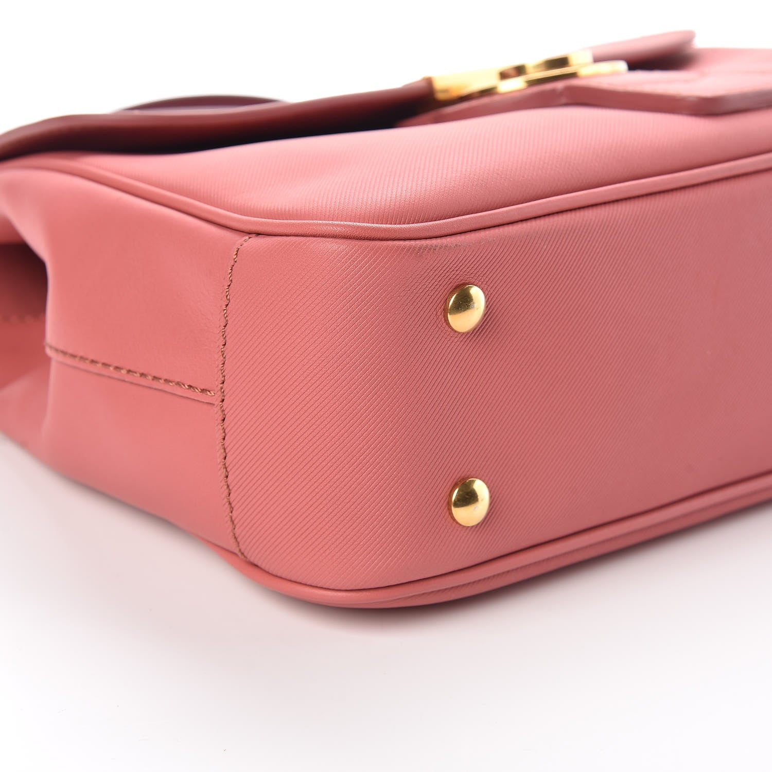 Burberry Trench Calfskin Medium DK88 Top Handle Bag Blossom Pink 9 of 10