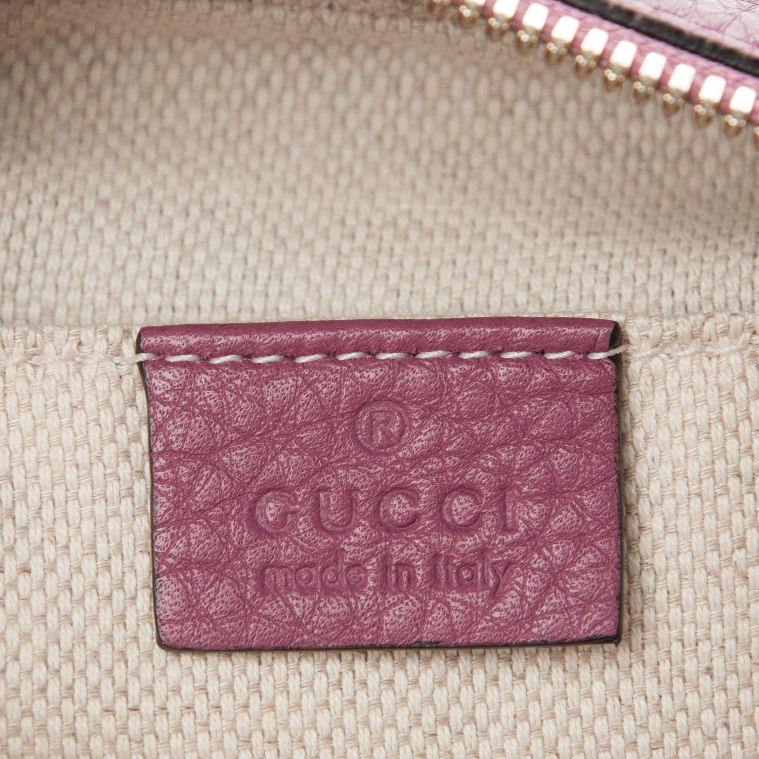 Gucci Pebbled Calfskin Small Soho Disco Bag Peonia Flower 6 of 7