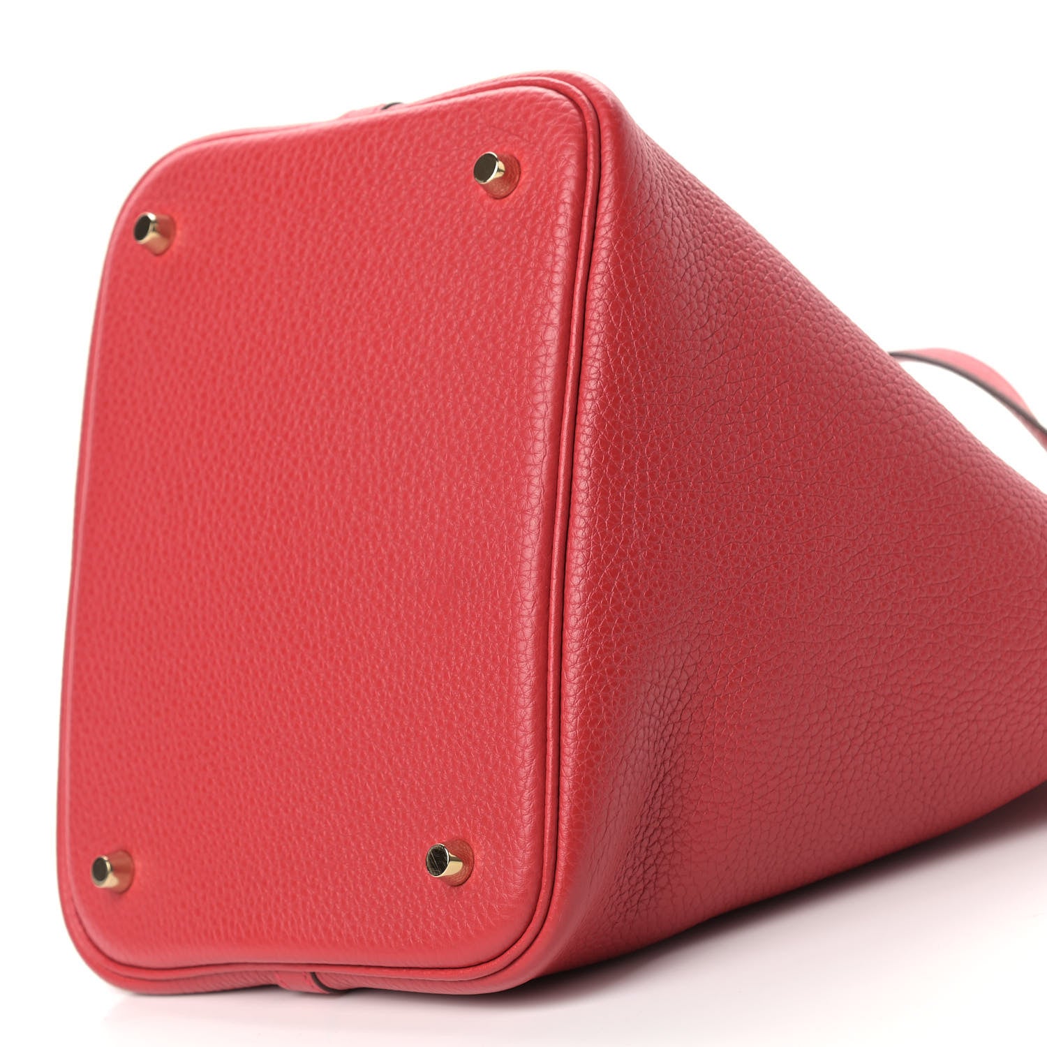 Hermes Taurillon Clemence Picotin Lock 22 MM Rouge Casaque 9 of 9