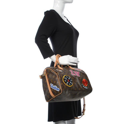 Louis Vuitton Monogram Patches Speedy Bandouliere 30 3 of 11