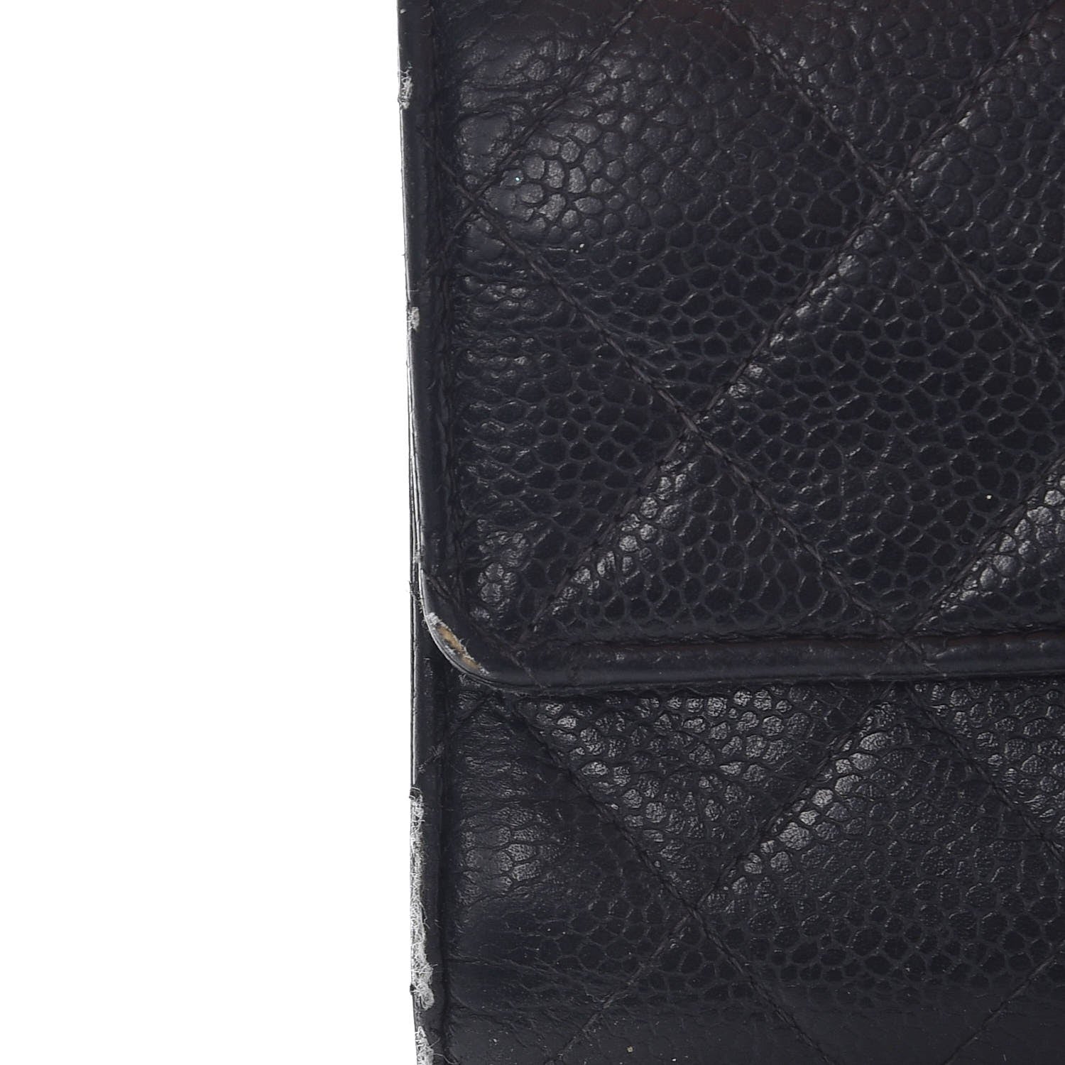 Chanel Caviar Quilted Large Flap Wallet Black 11 of 14