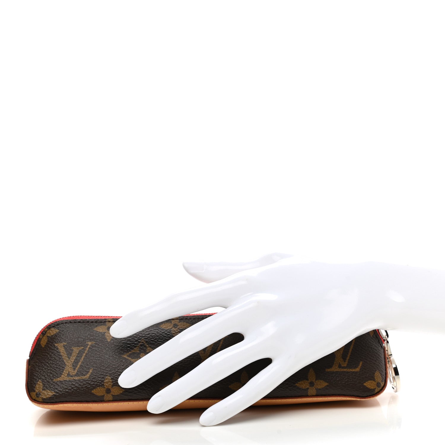 Louis Vuitton Monogram Elizabeth Pencil Pouch Red 2 of 9