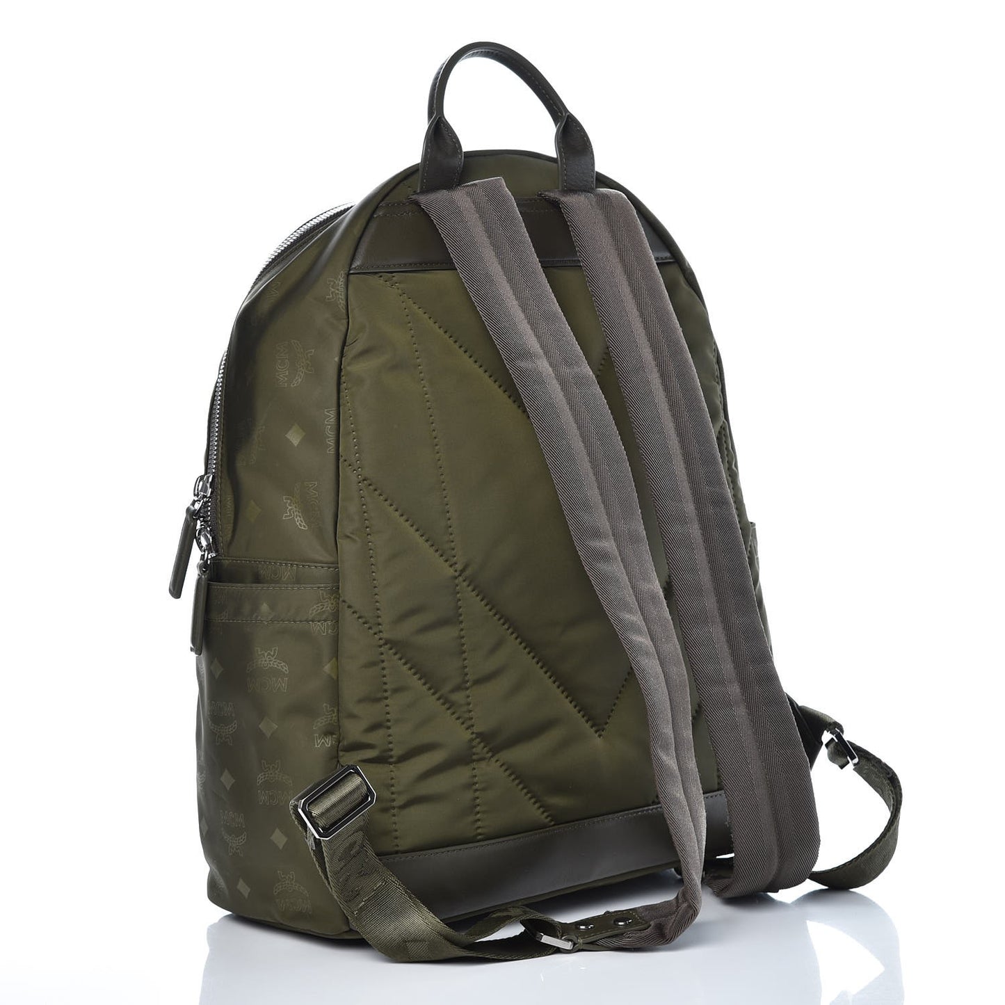 Nylon Monogram Stark Classic Backpack Green