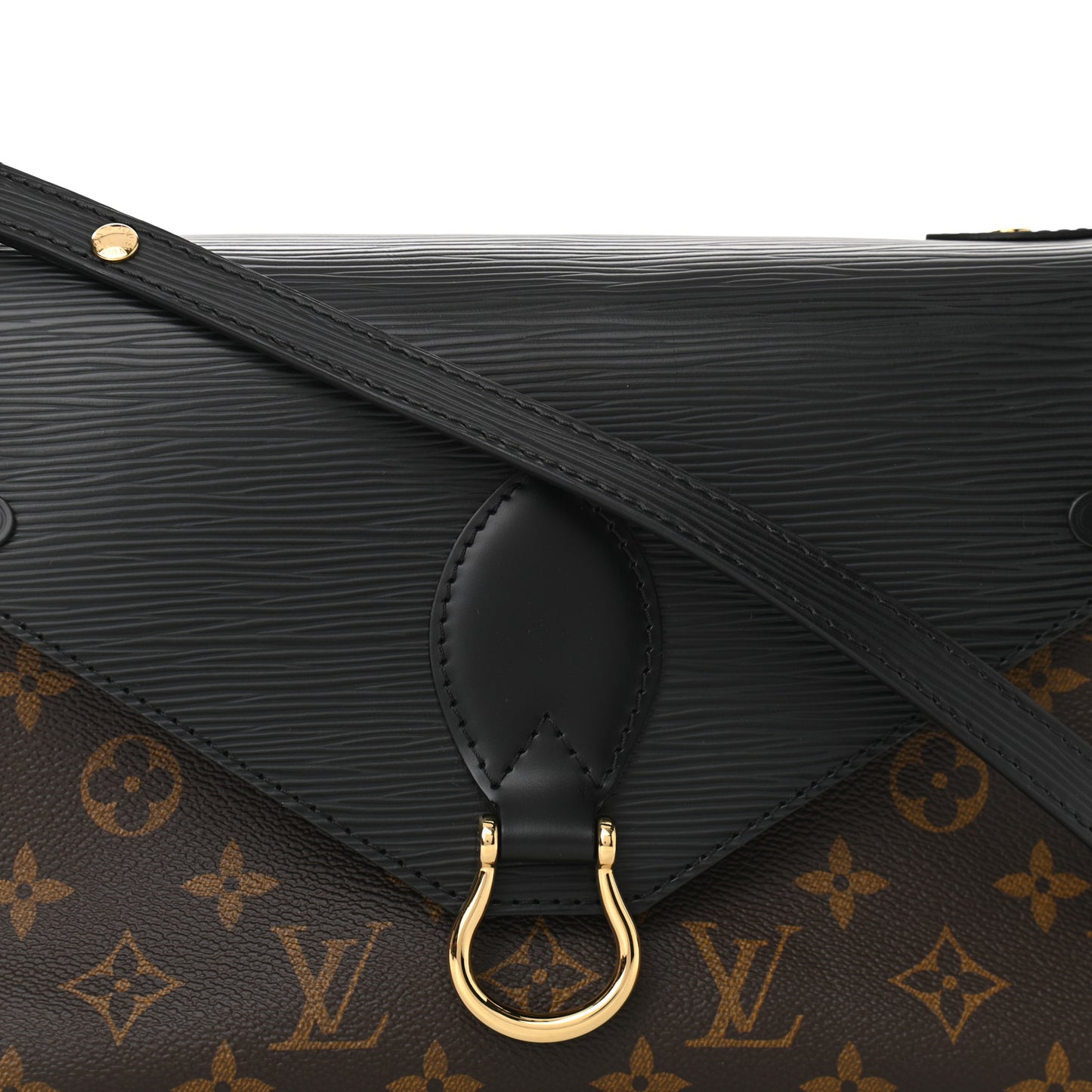 Epi Monogram Saint Michel Black