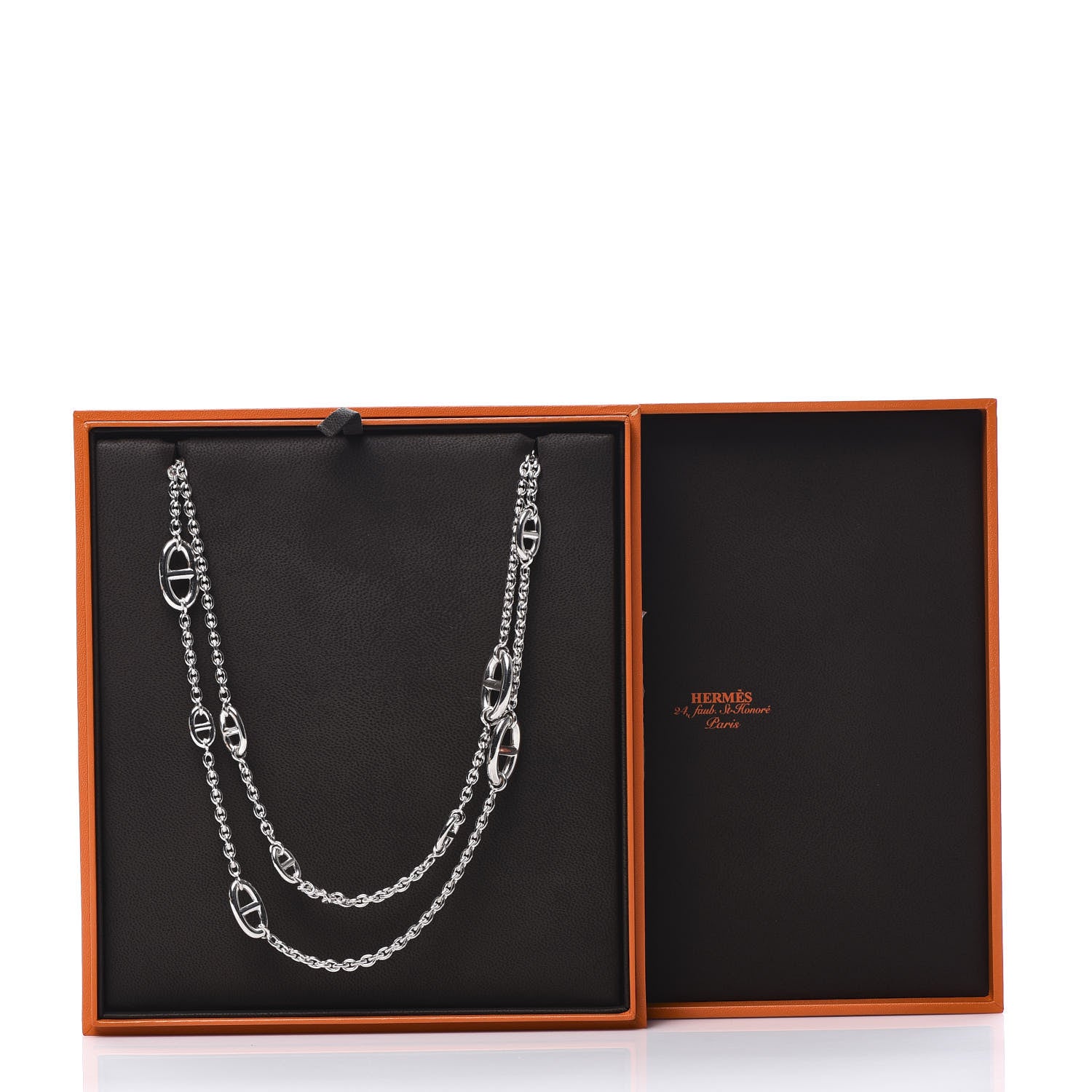 Hermes Sterling Silver Farandole Necklace 120 5 of 5