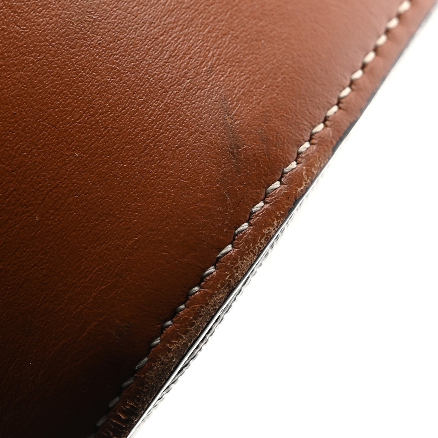 Triomphe Canvas Calfskin Medium Bucket Bag Tan