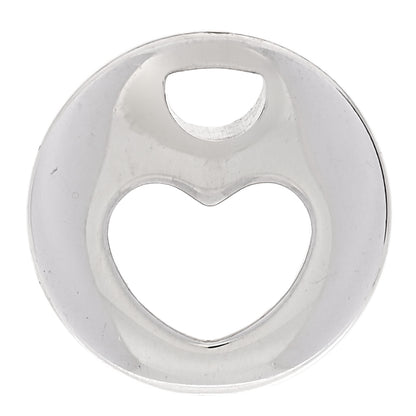 Tiffany Sterling Silver Stencil Heart Pendant 1 of 4