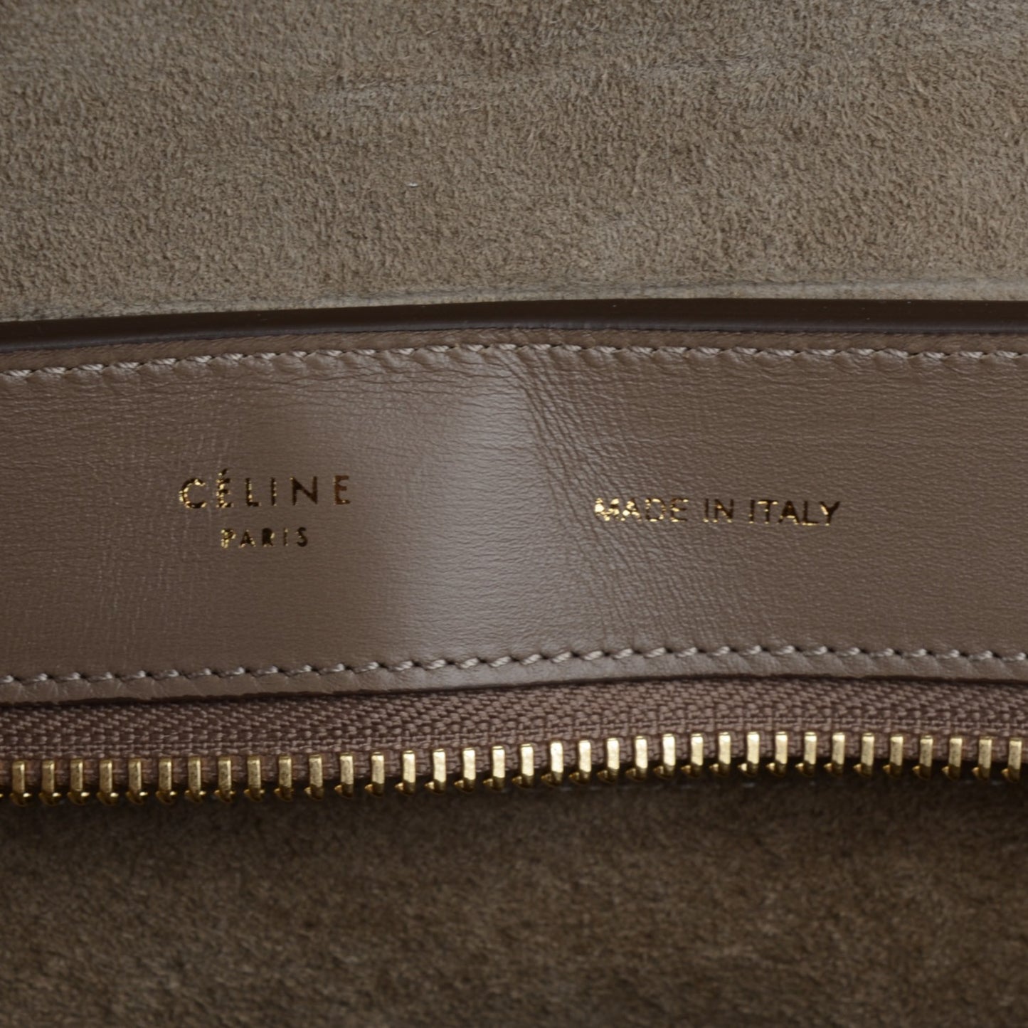 Natural Calfskin Medium Trapeze Taupe