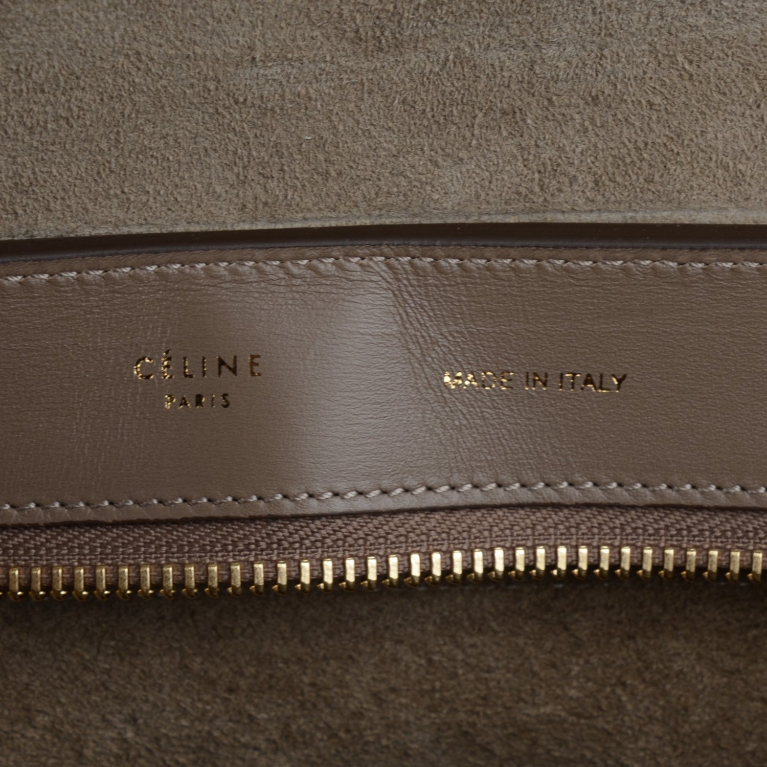 Celine Natural Calfskin Medium Trapeze Taupe 6 of 8