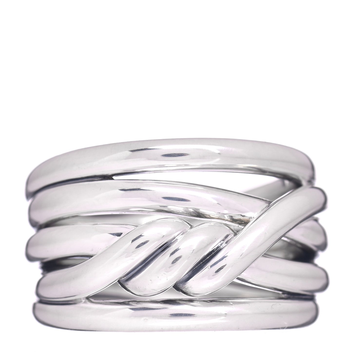 Sterling Silver 14mm Continuance Ring 55 7.25