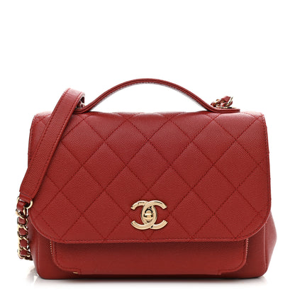 Chanel Caviar Quilted Medium Business Affinity Flap Red 1 of 9