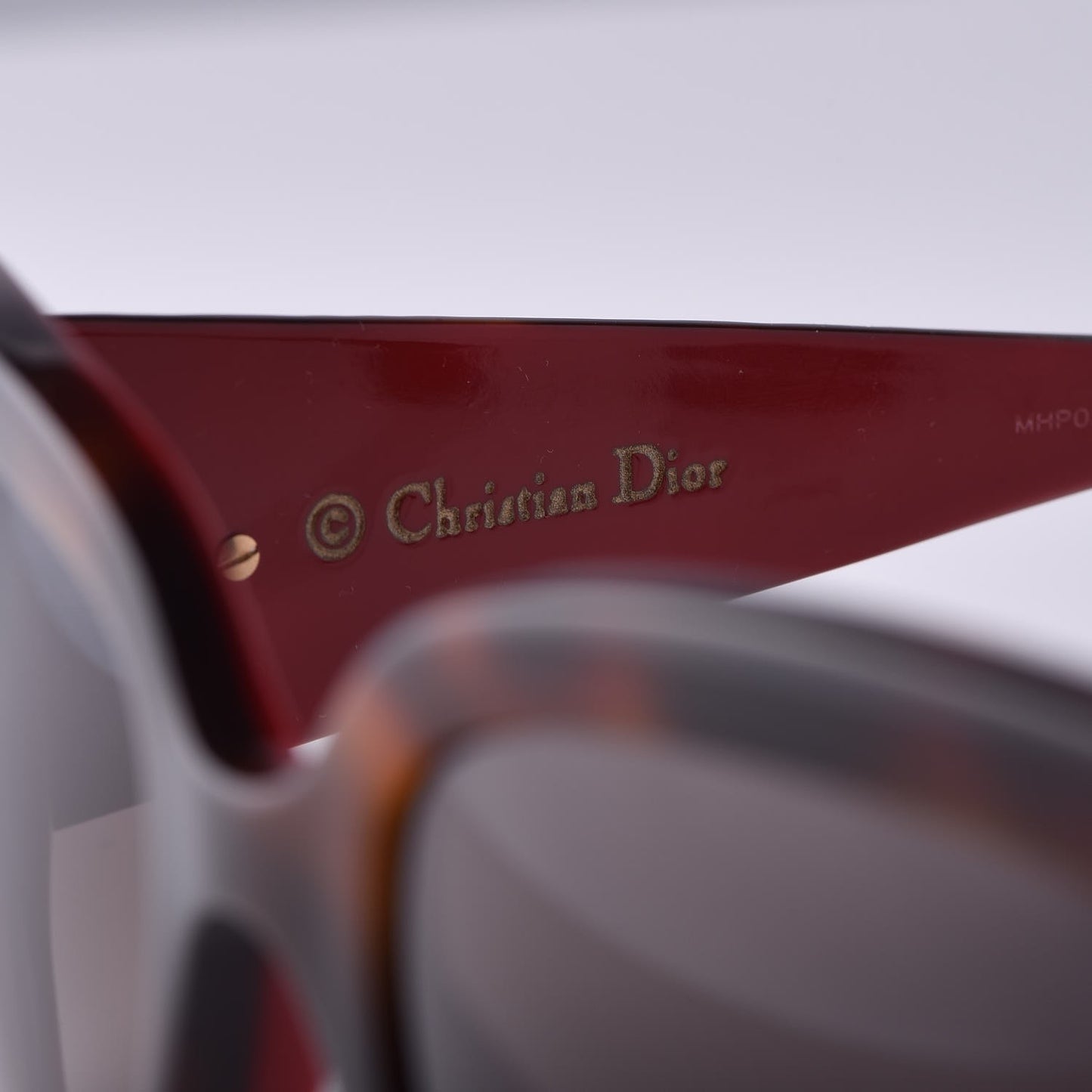 Resin Cannage Dior Lady 2R Sunglasses Havana Red