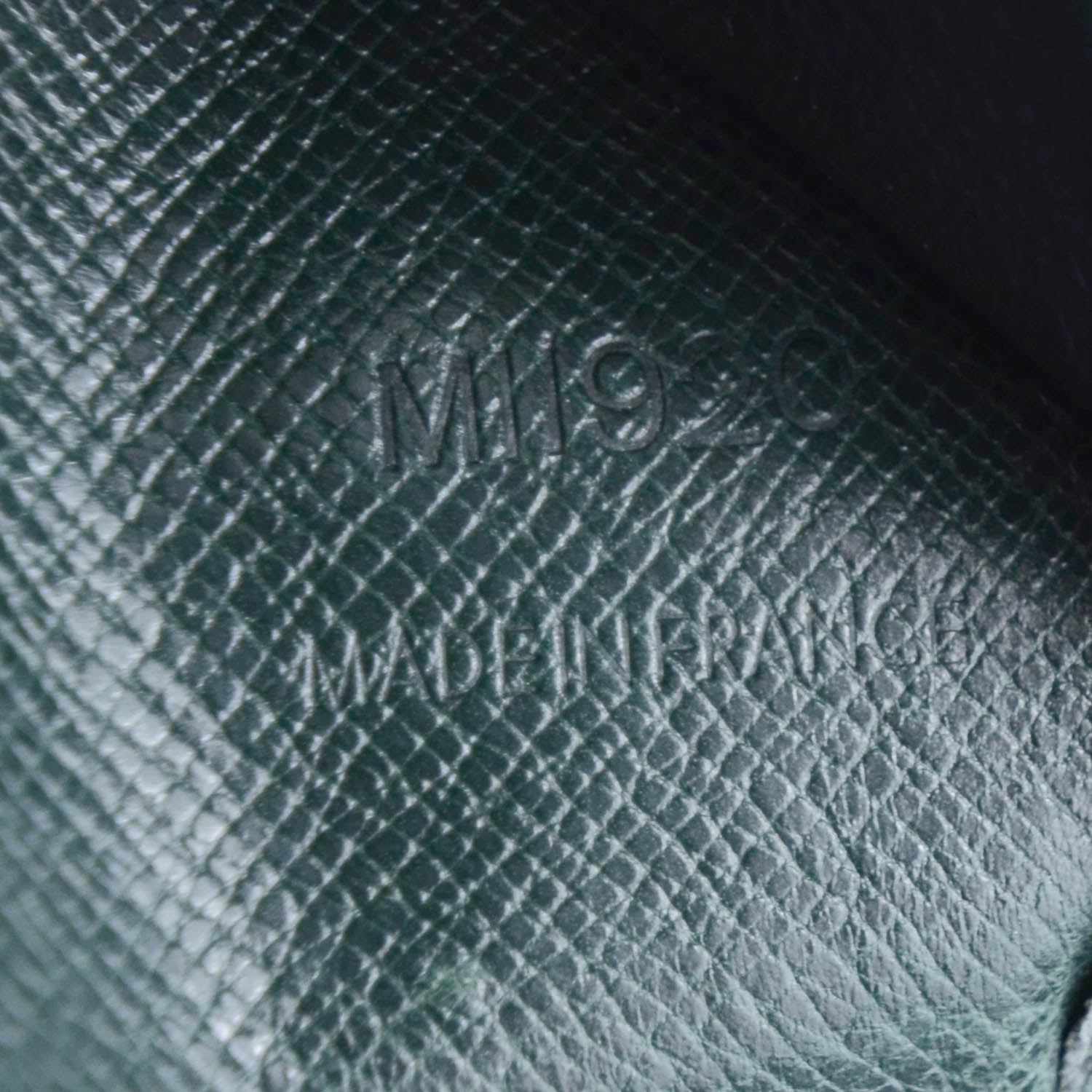 Louis Vuitton Taiga Checkbook Wallet Green 7 of 7