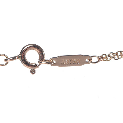 Tiffany 18K Rose Gold Infinity Double Chain Pendant Necklace 6 of 8