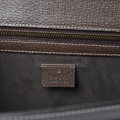 Gucci GG Supreme Monogram Web Messenger Bag Brown 6 of 10