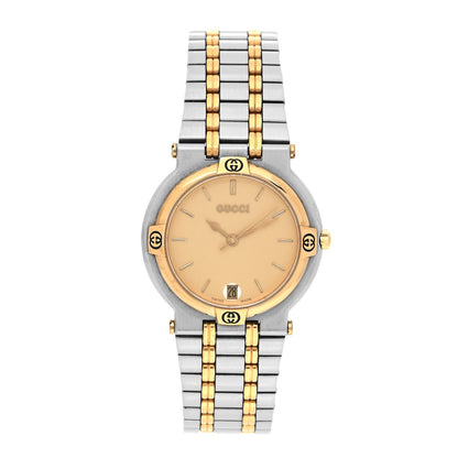 Gucci Stainless Steel 32mm 9000M Quartz Watch Gold 1 of 4
