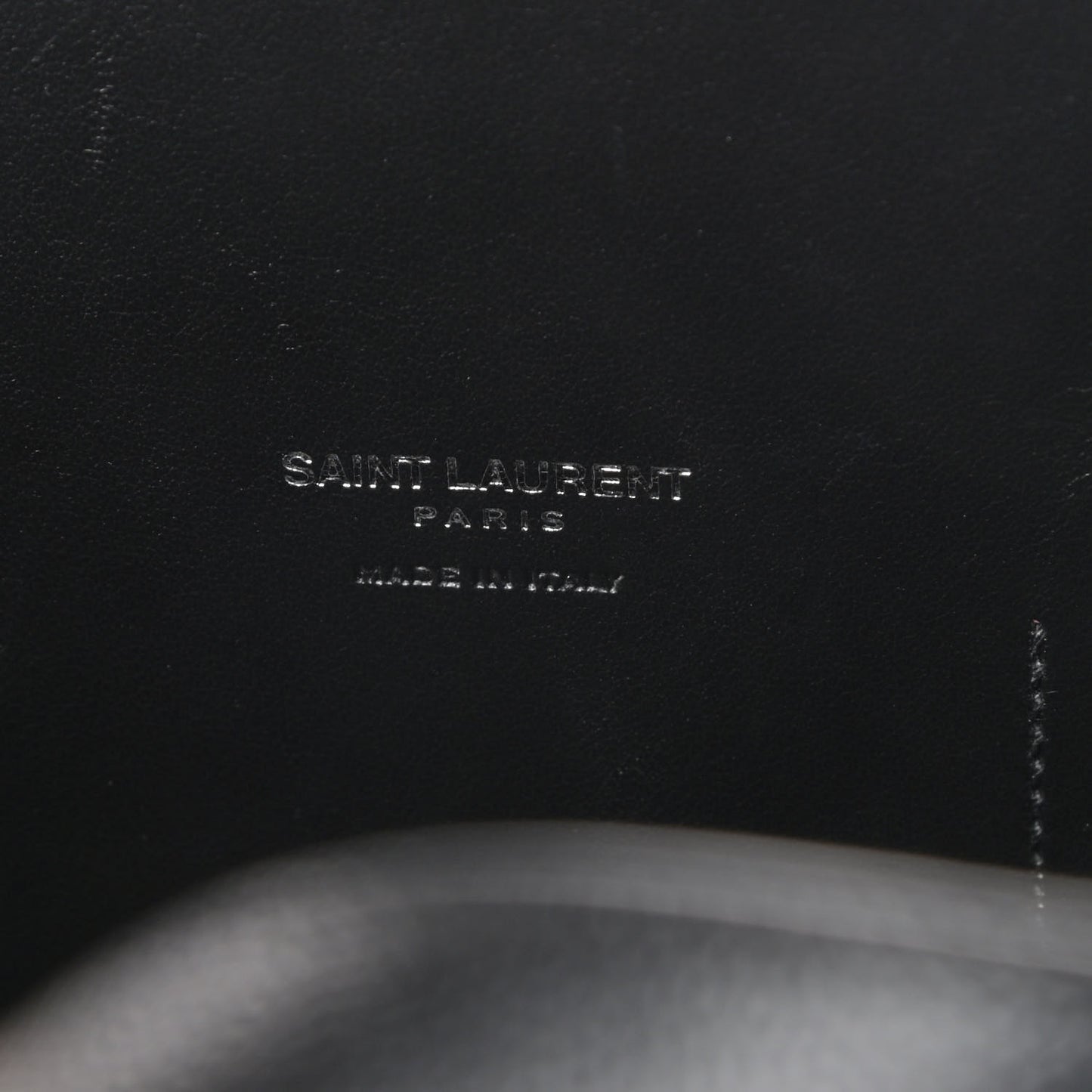 Grained Calfskin Small Sac De Jour Black