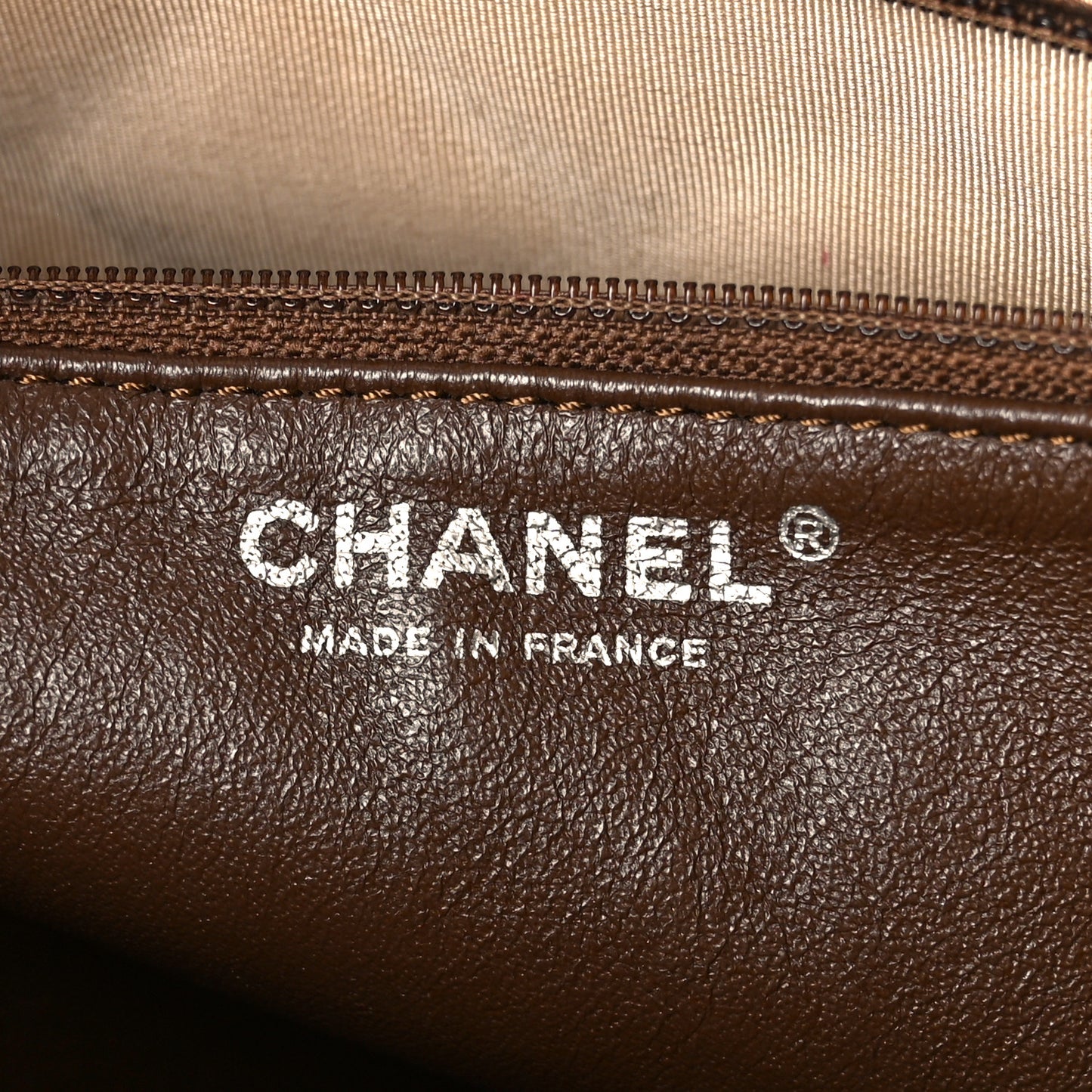 Aged Calfskin Reissue 2.55 Tote Bronze