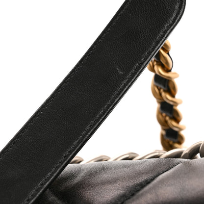 Chanel Lambskin Quilted Medium Chanel 19 Flap Black 12 of 12