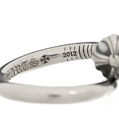 Chrome Hearts Sterling Silver Cross Ball Nail Ring 51 5.75 6 of 6