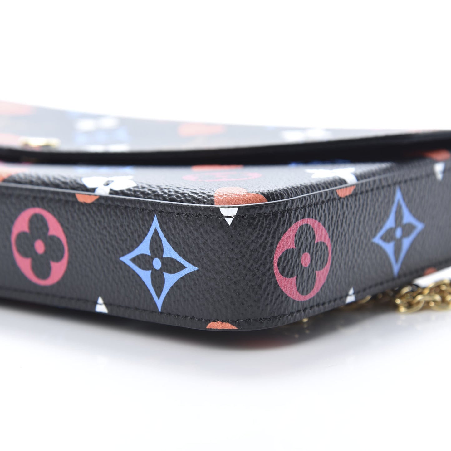 Game On Felicie Chain Wallet Black