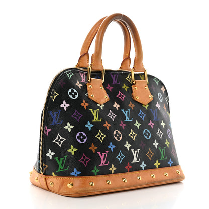 Louis Vuitton Monogram Multicolor Alma Black 2 of 17