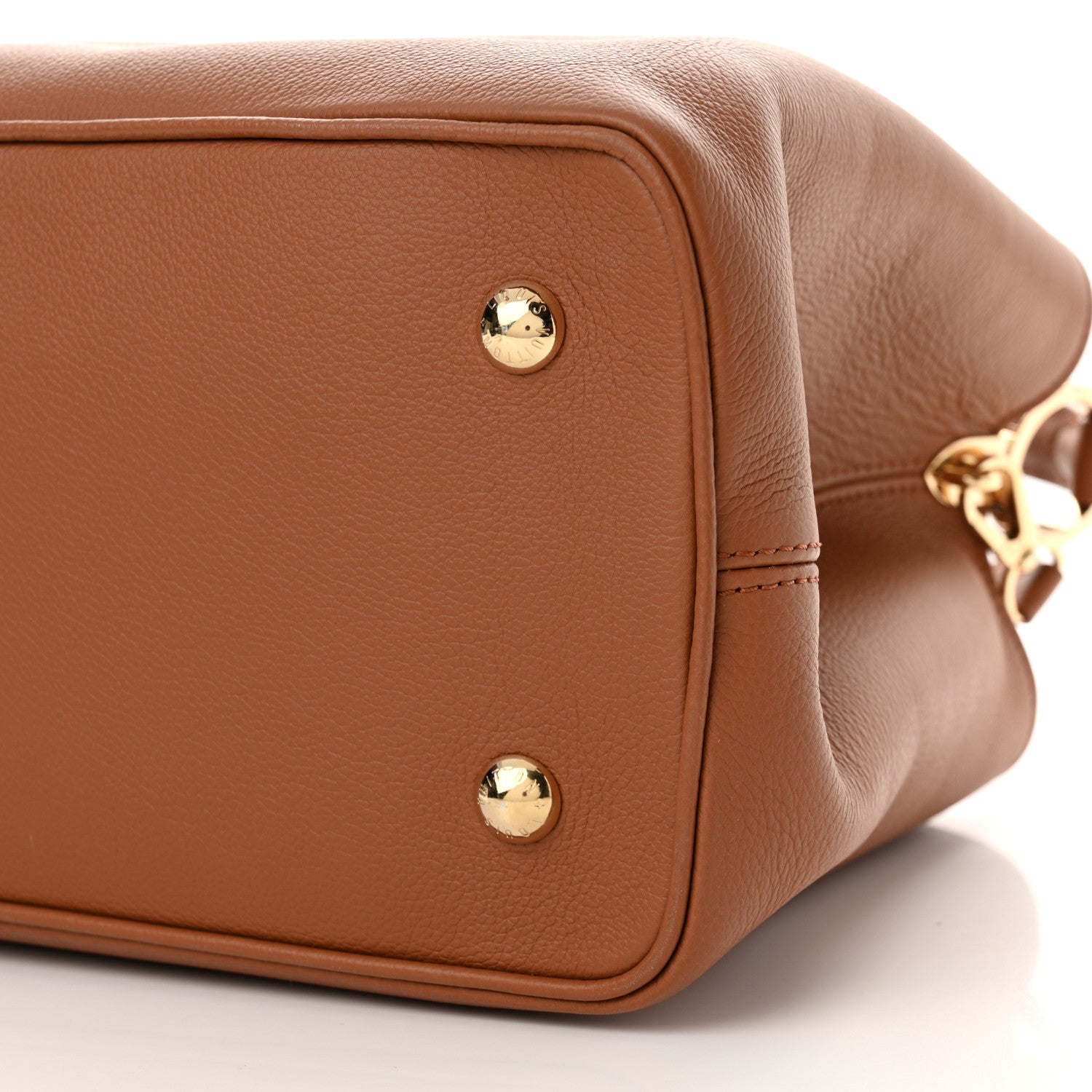 Louis Vuitton Taurillon Capucines GM Cognac 9 of 10
