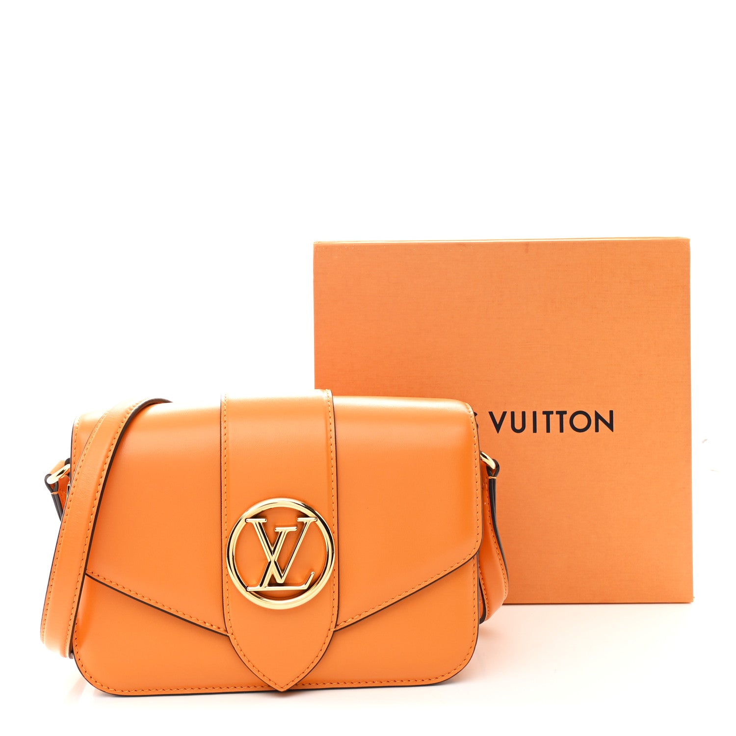 Louis Vuitton Smooth Calfskin LV Pont 9 Summer Gold 13 of 13