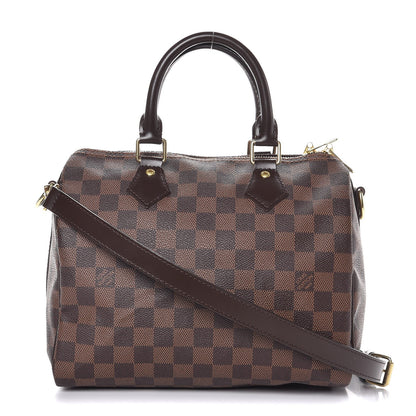 Louis Vuitton Damier Ebene Speedy Bandouliere 25 1 of 7