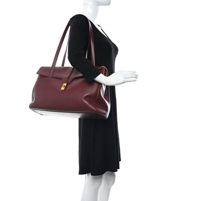 Celine Calfskin Large Soft 16 Bag Burgundy 2 of 16