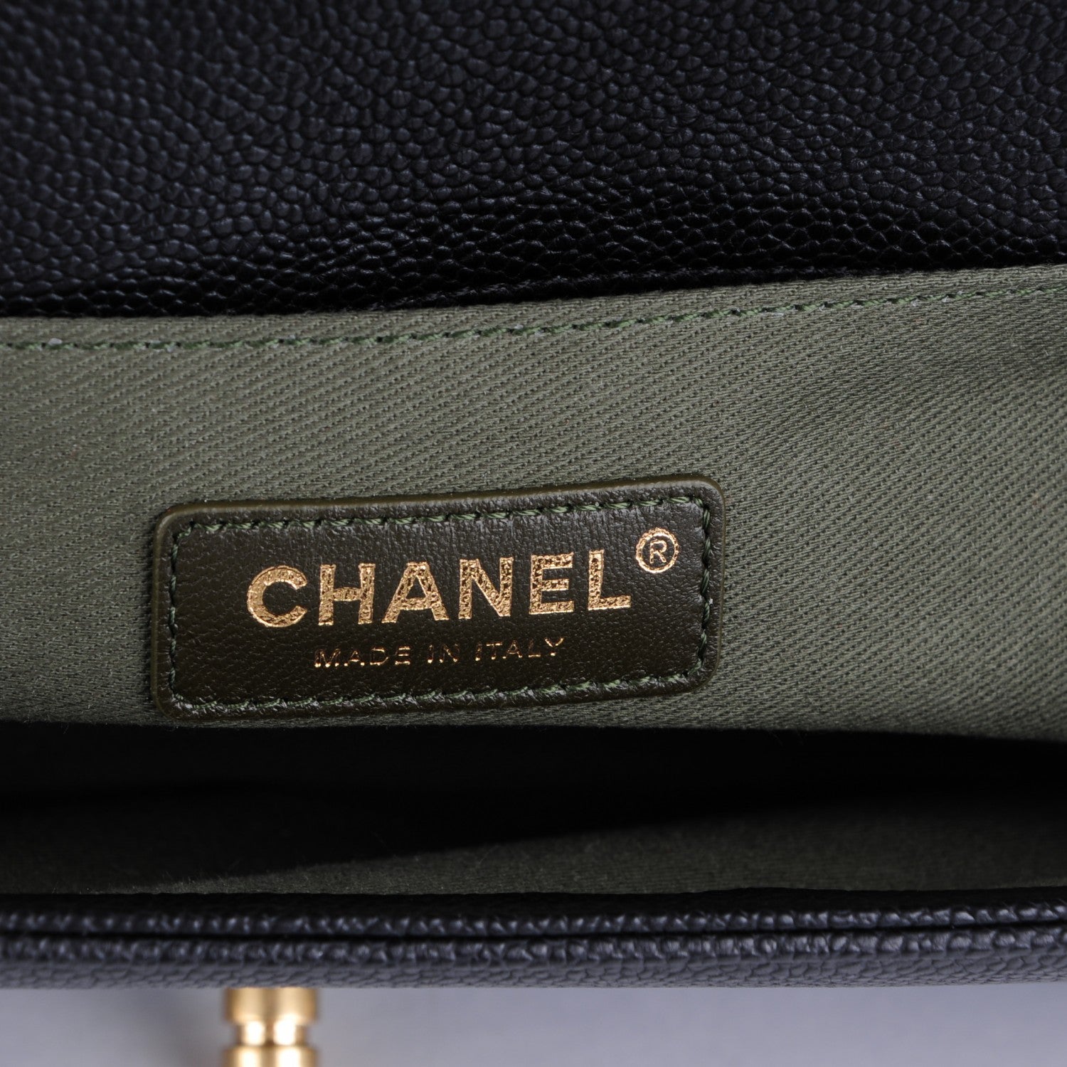 Chanel Caviar Quilted Medium Boy Flap Black 7 of 8