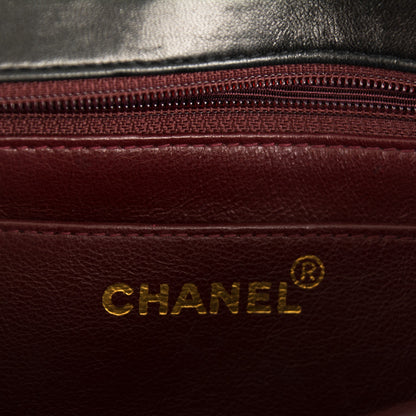 Chanel Lambskin Quilted Medium Single Flap Black 7 of 9