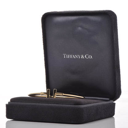 Tiffany 18K Yellow Gold T Wire Bracelet 5 of 5