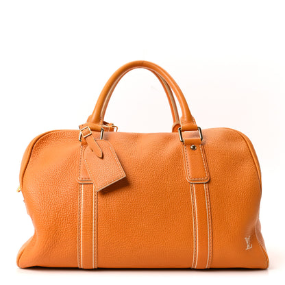 Louis Vuitton Tobago Calfskin Carryall Yellow 1 of 9
