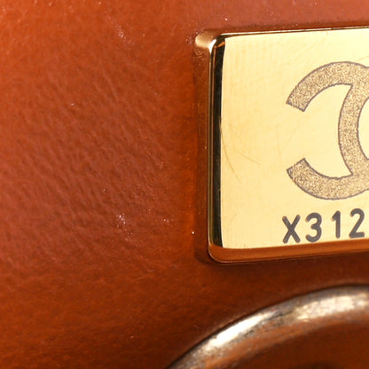 Chanel Caviar Quilted Chain Flap Light Brown 8 of 12
