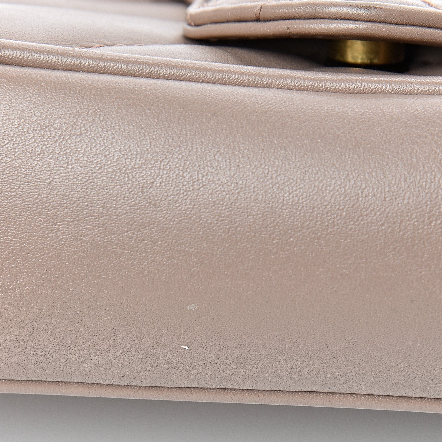 Gucci Calfskin Matelasse Super Mini GG Marmont Shoulder Bag Porcelain Rose 11 of 18