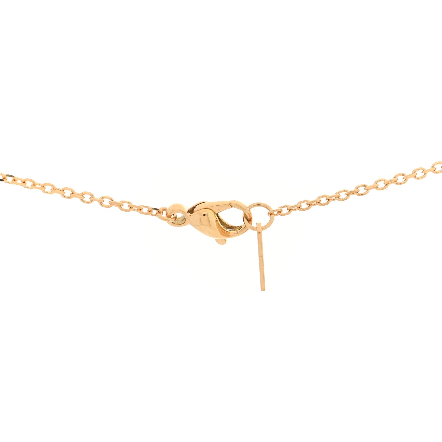 Chanel 18K Yellow Gold Diamond Eternal No 5 Necklace 4 of 5