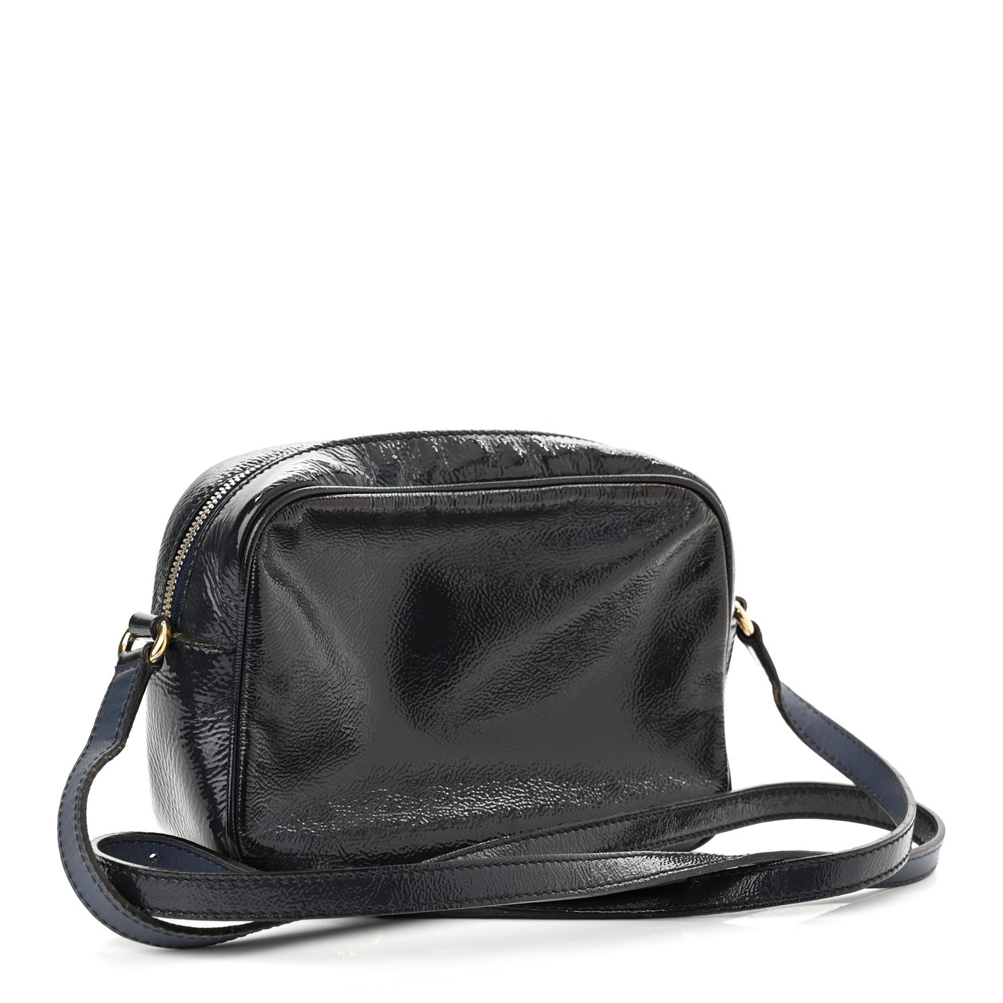 Vernice Naplack Small Soho Disco Bag Uniform Blue