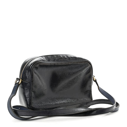 Gucci Vernice Naplack Small Soho Disco Bag Uniform Blue 3 of 14