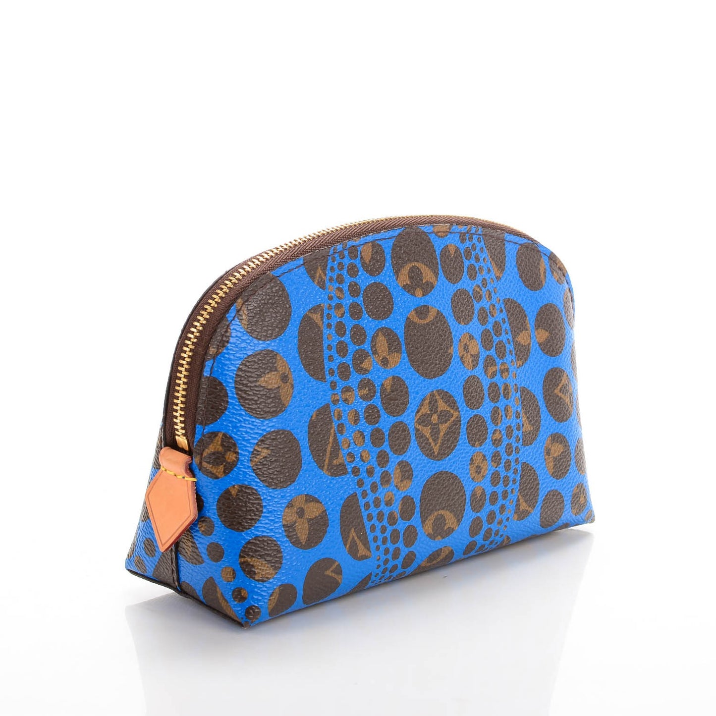 Monogram Kusama Pumpkin Dots Cosmetic Pouch Blue