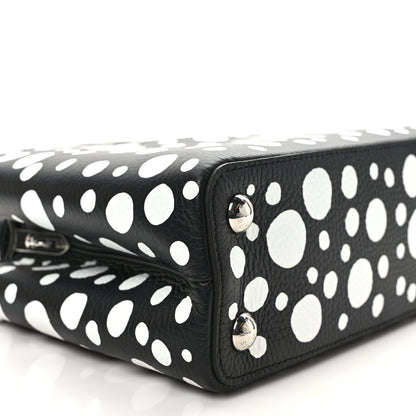 Louis Vuitton LOUIS VUITTON LV X YK Taurillon Capucines BB Black White 7 of 8