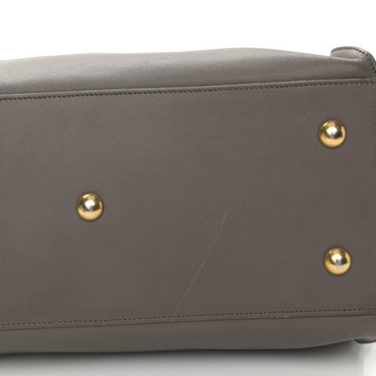 Saint Laurent Calfskin Small Classic Y Cabas Gray 14 of 14