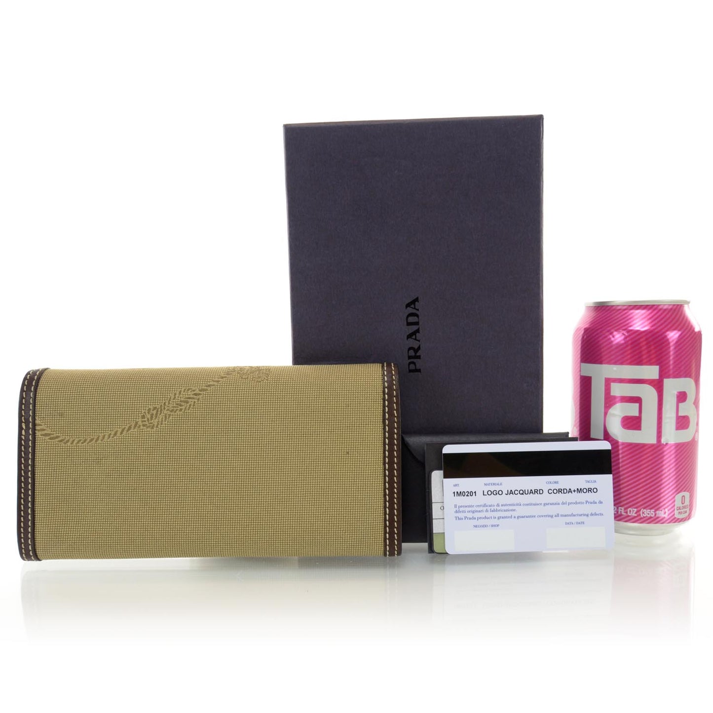 Jacquard Logo Wallet Brown