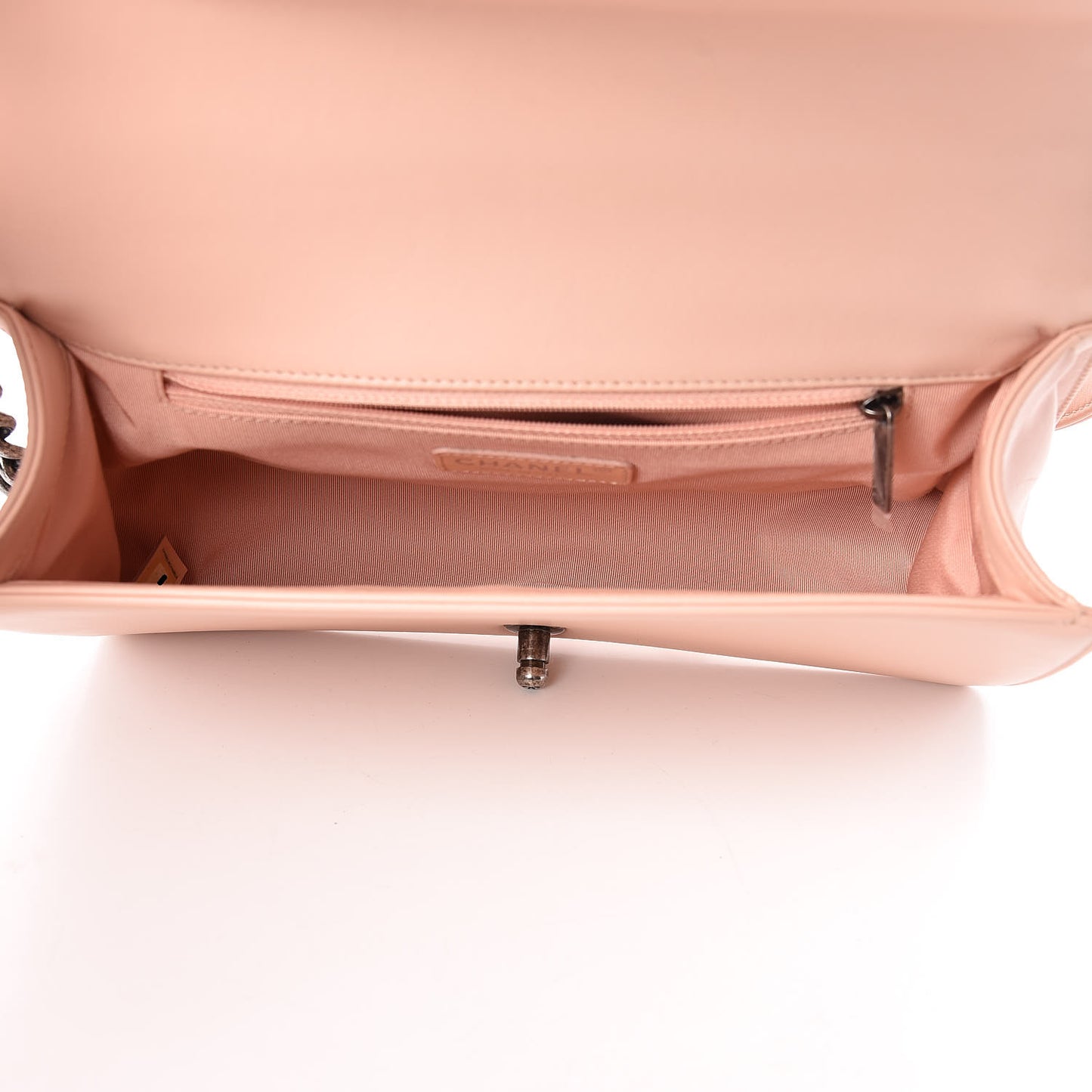Calfskin Quilted New Medium Boy Flap Light Pink
