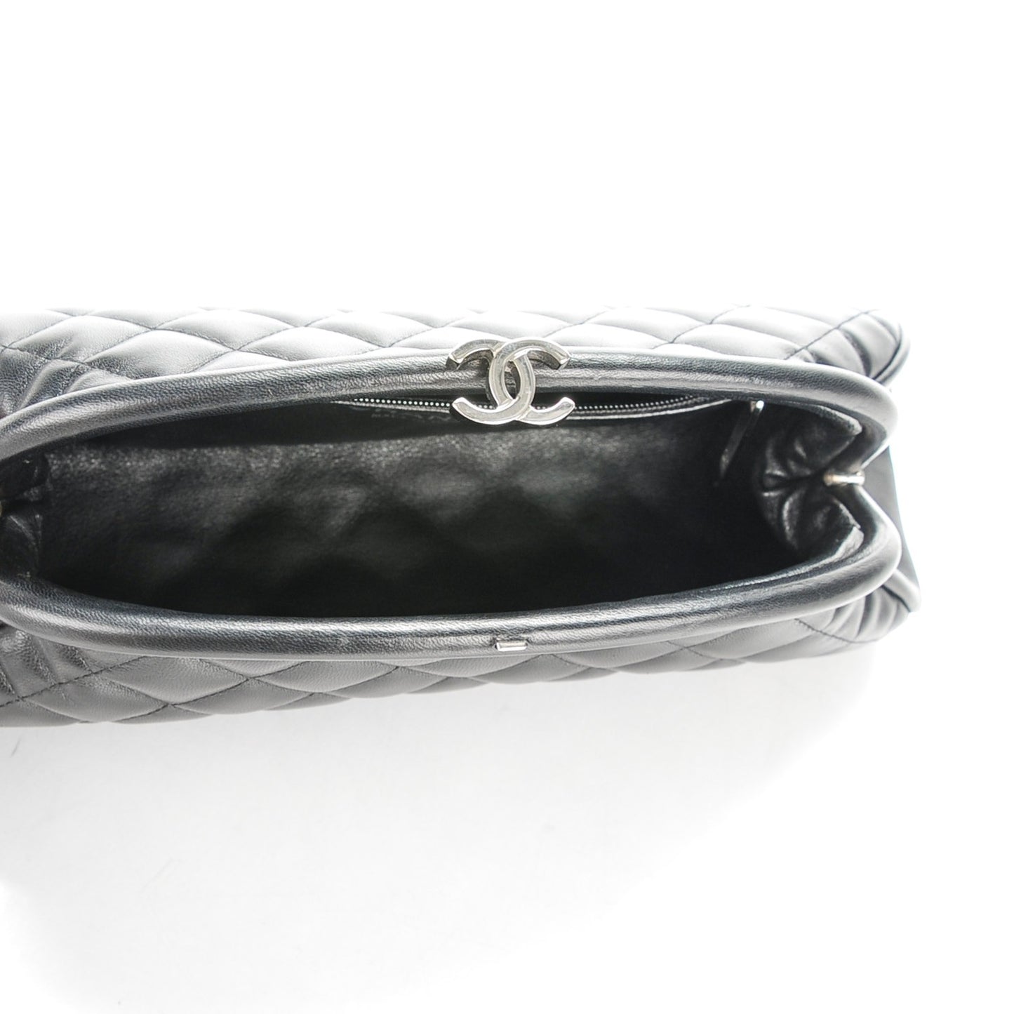 Lambskin Quilted Timeless Clutch Black