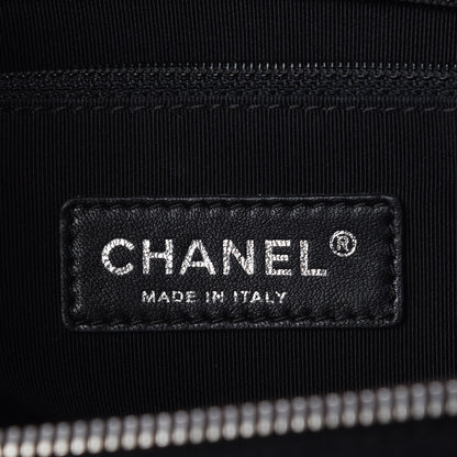 Chanel Metallic Lambskin Quilted Mademoiselle Tote Pearl 8 of 13